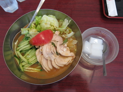 「棒々鶏冷し中華：800円」@大連飯店の写真