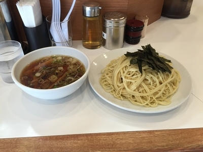 「ざるらぁめん」@らぁめん ほりうち 新橋店の写真