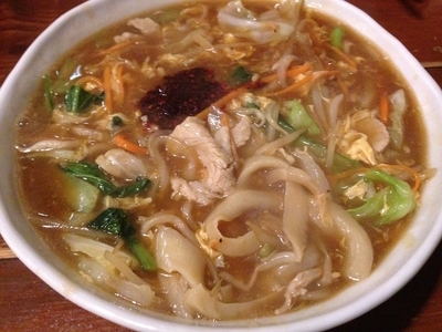 「田舎刀削麺」@中国家庭料理 今日海飯店 平井店の写真