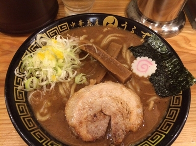 「中華蕎麦（小）＋チャーシューご飯」@中華蕎麦うゑずの写真