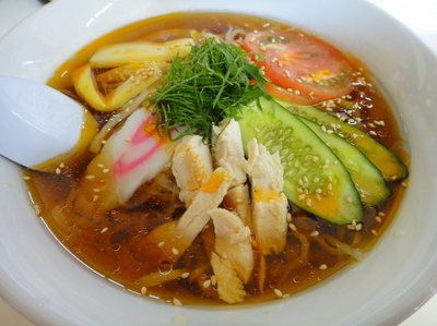 「【季節限定】冷やしラーメン」@佐野青竹手打らーめん 大関の写真