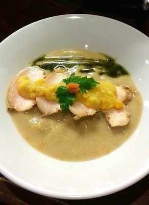 「【7月限定】雲丹の冷やし～初夏のかおり(1,200円)」@らー麺屋 バリバリジョニーの写真