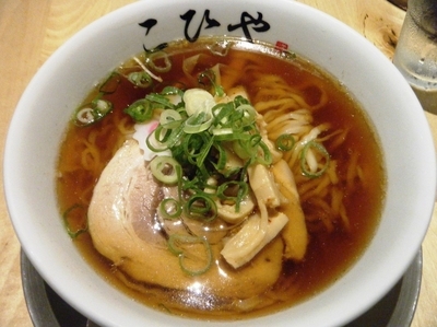 「手打ち中華らーめん・醤油750円」@川越らーめん こひやの写真