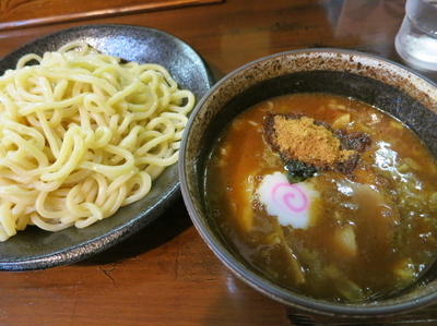 「つけめん750円+中盛り（300ｇ）30円」@麺屋 なか丸の写真