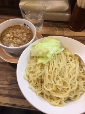 「煮干つけ麺790円+大盛無料」@つけめん油そば 五丁目煮干しの写真