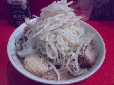 「小ラーメン(にんにく)」@ラーメン二郎 府中店の写真