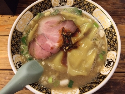 「すごい煮干ラーメン 塩【820円】」@すごい煮干ラーメン凪 新宿ゴールデン街店 本館の写真