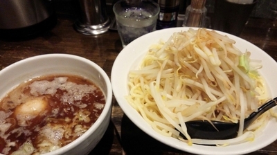 「特☆　エビ野菜　つけ麺　塩　大盛り（８９０円）」@らーめんの円熟屋 大里店の写真