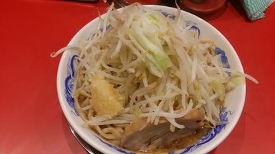 「ラーメン大　（ニンニク　野菜）730円」@ジャンクガレッジ 吹上店の写真