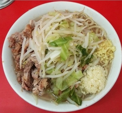 「ぶた入りラーメン：780円」@ラーメン二郎 松戸駅前店の写真