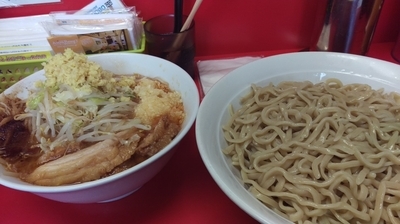 「大豚つけ麺　★ﾆﾝﾆｸﾏｼ生姜」@ラーメン二郎 仙台店の写真