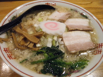 「背脂中華そば750円」@old school 中華そば Miya Dera Soulの写真