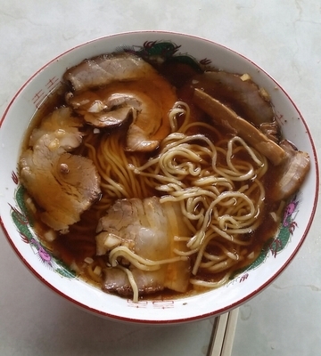 「チャーシューメン３８０円」@中華そば すずきの写真