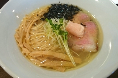 「あさり出汁地鶏そば（塩・細麺） 750円」@麺や 虎徹の写真