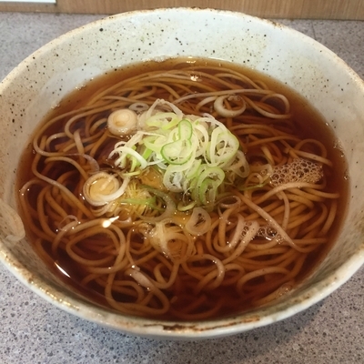 「石臼挽きそば（￥360）」@甲斐そばの写真