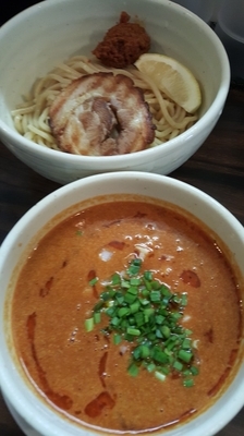 「都町タンタンつけ麺」@（麺）並木商事の写真