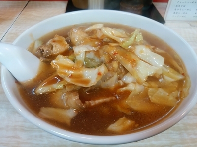 「肉みそらーめん(並盛)700円」@中国料理 東竜の写真