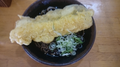 「いか天そば(430円)」@野むらの写真