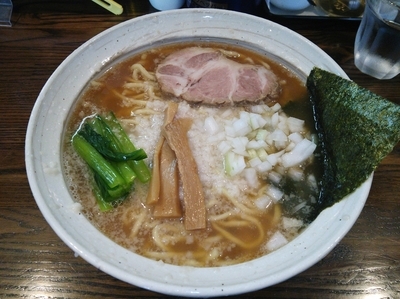 「背脂煮干の中華そば（大盛）【限定】」@拉麺 阿吽の写真