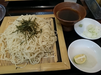 「【限定】冷ざる似星～ざるそば風冷つけ麺(大盛)650円」@ラーメン愉悦処 似星の写真