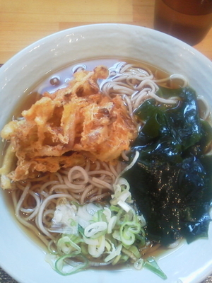 「天ぷらそば\370」@笠丸そば 御徒町店の写真