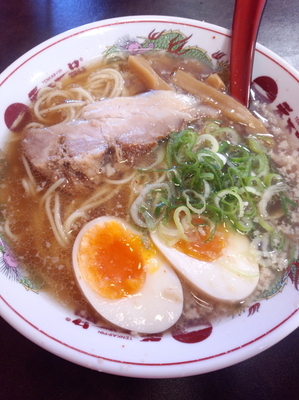「味玉ラーメン　あっさり」@天下一品 前橋大友店の写真