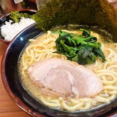 「ラーメン」@横濱家系ラーメン 馬場壱家 風の陣の写真