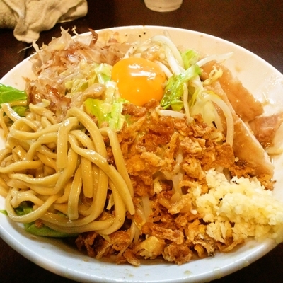 「汁無し蕎麦」@豚星。の写真