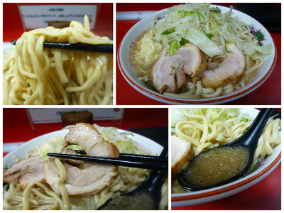 「ラーメン¥690（麵カタメ・ニンニク）」@ラーメン二郎 湘南藤沢店の写真