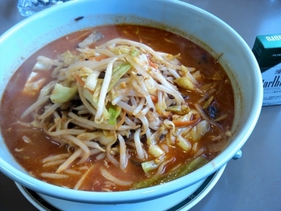 「オロチョンラーメン(激辛）」@中華料理 ぼん天 瑞穂店の写真