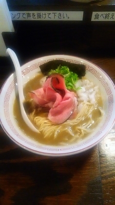 「鶏白湯煮干しラーメン＋替え玉」@らぁめん小池の写真