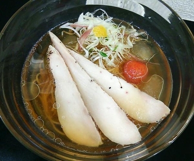 「【限定】アゴ冷やし麺Ⅱ　８５０円」@自家製麺SHINの写真