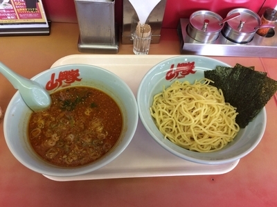 「辛味噌つけ麺」@ラーメン山岡家 谷田部店の写真
