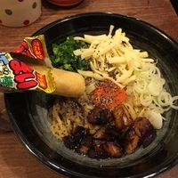 まぜそば（うまい棒つき）