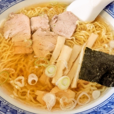 「ミニカレーと釜石ラーメン（700円）」@こんときラーメンの写真