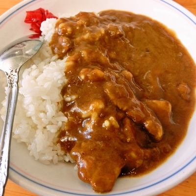 「ミニカレーと釜石ラーメン（700円）」@こんときラーメンの写真
