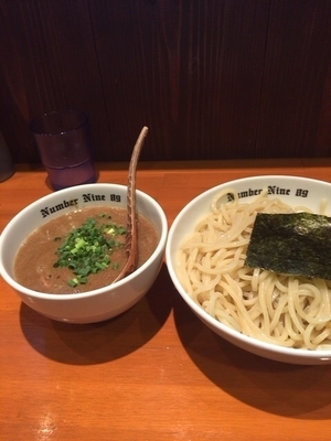 「濃厚つけ麺800円＋大盛100円」@麺Dining Number Nine 09の写真