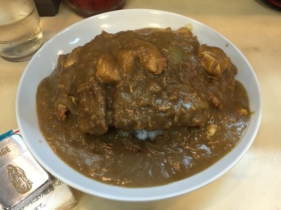 「メンチかつカレー」@キッチン ブルドックの写真