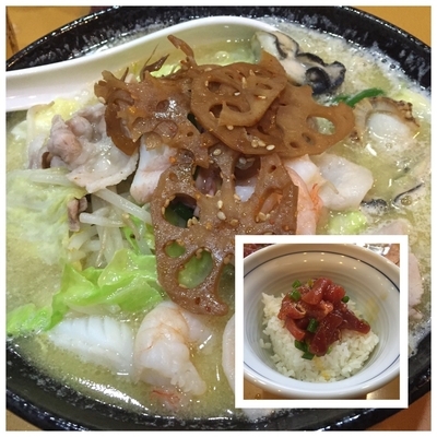 「【気まぐれ限定】しょっつる海鮮ちゃんぽん¥830」@麺屋 扇 SENの写真