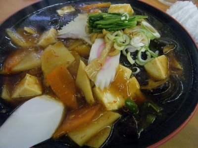 「五目マーボラーメン630円」@美うら食堂の写真