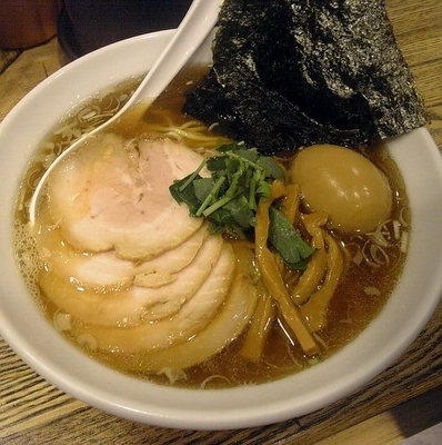 「特製平子煮干しそば」@新橋 纏の写真