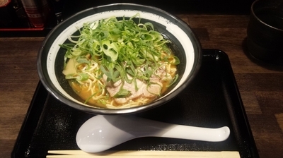 「九条ネギ醤油鶏白湯ラーメン」@めんや 風来房の写真