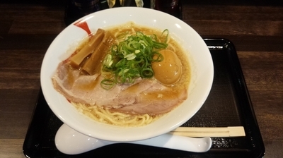 「試作品 醤油ラーメン大盛 のりサービス」@めんや 風来房の写真