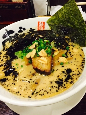 「（夜限定）黒濁白湯麺¥860」@麺屋 あごすけの写真