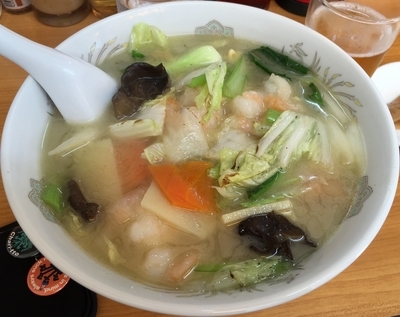 「海老そば（￥750）」@龍門飯店の写真