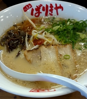 「ばりこて麺」@八番山博多ラーメン ばりきや 前橋関根店の写真