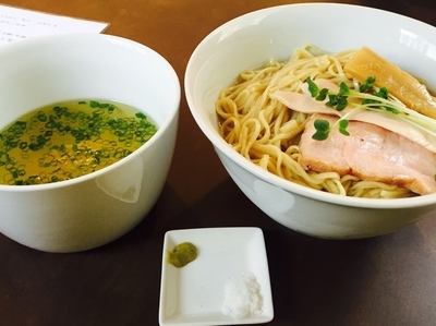 「つけそば（塩）¥800＋大盛¥100」@らあめん忘八の写真