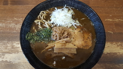 「肉入り味噌ラーメン」@麺や 蒼輝 AOIKAGAYAKIの写真
