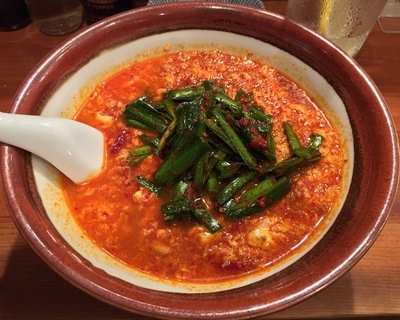 「ニュータンタンメン中辛＋辛子ニラ（￥750＋￥30＋￥100」@シバライズの写真