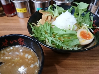 「【夏季限定】みぞれつけ麺 630円」@せい家 ひばりが丘店の写真